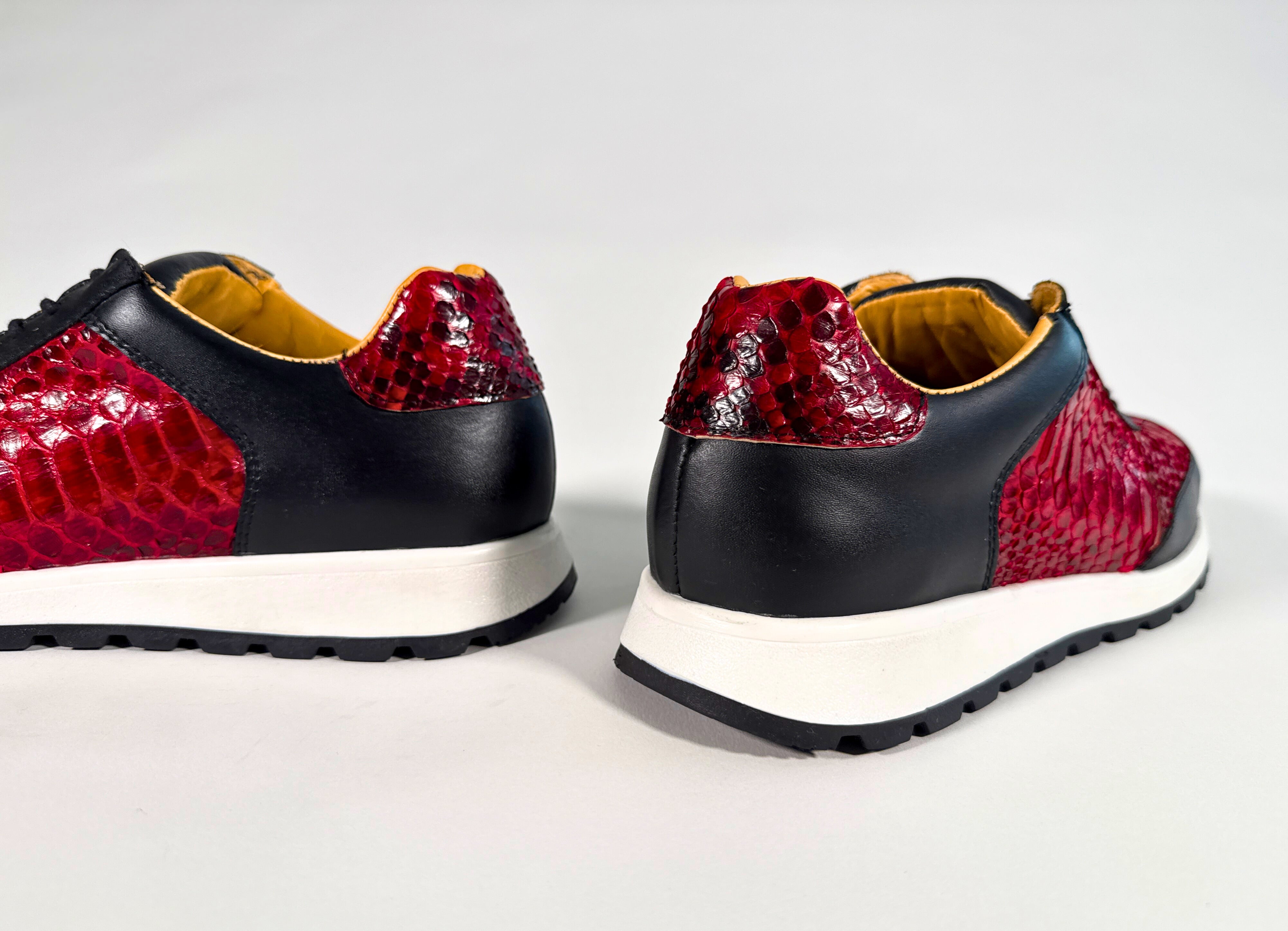 The Icon — Red Python Leather Sneaker (DROPPING SOON)
