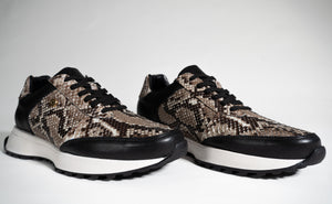 GOOSE ICONS – Founder in Tan & Natural Python (🔒 Preorder to unlock)
