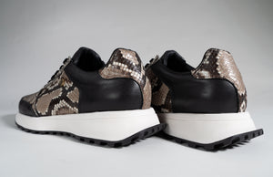 GOOSE ICONS – Founder in Tan & Natural Python (🔒 Preorder to unlock)