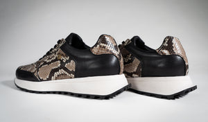 GOOSE ICONS – Founder in Tan & Natural Python (🔒 Preorder to unlock)