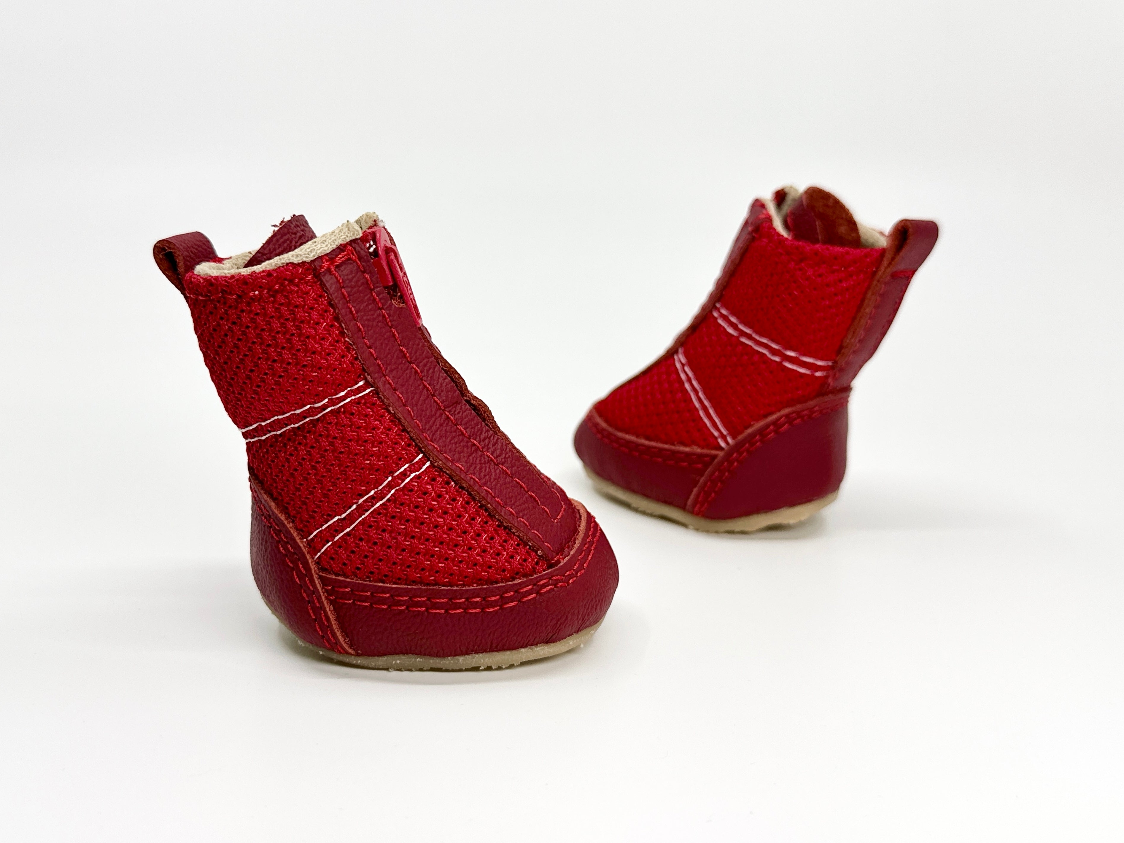 LEON Fiery Red Dog Boots
