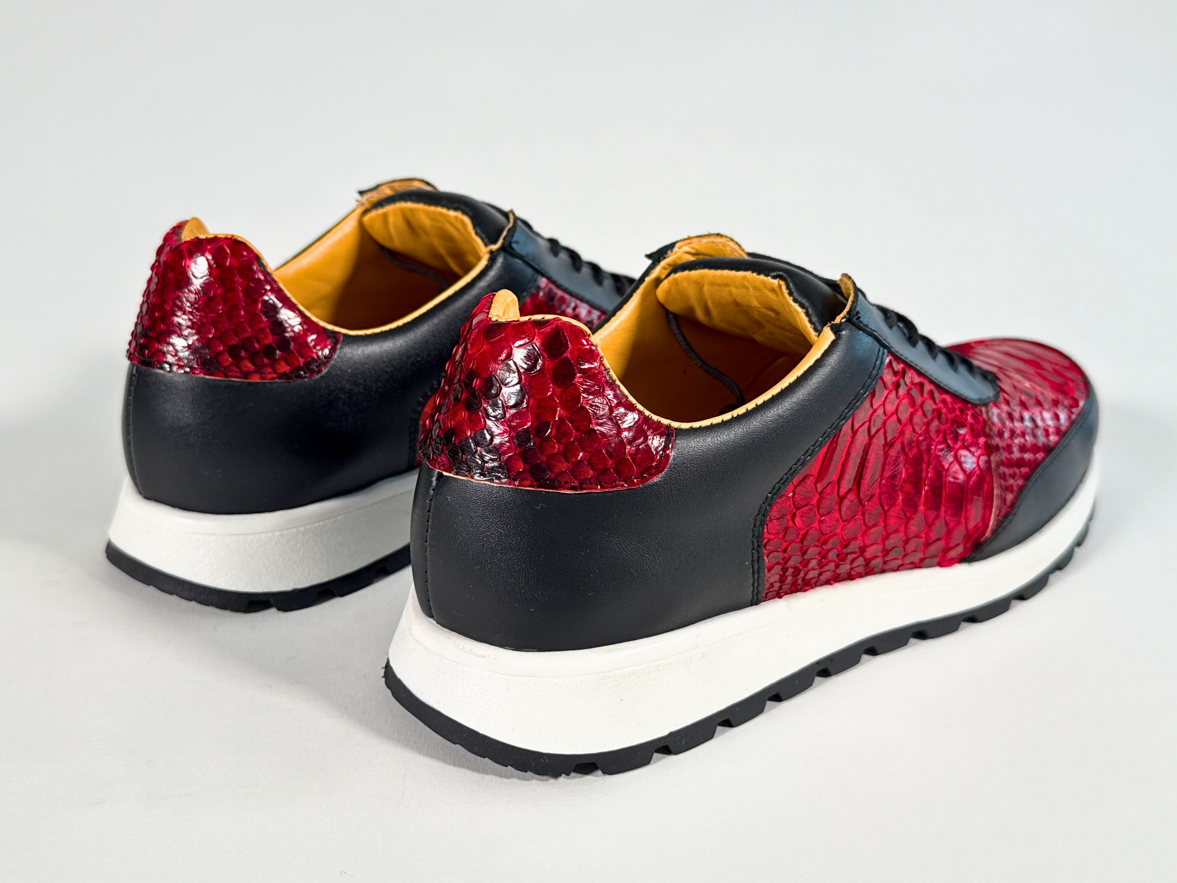 The Icon — Red Python Leather Sneaker (DROPPING SOON)